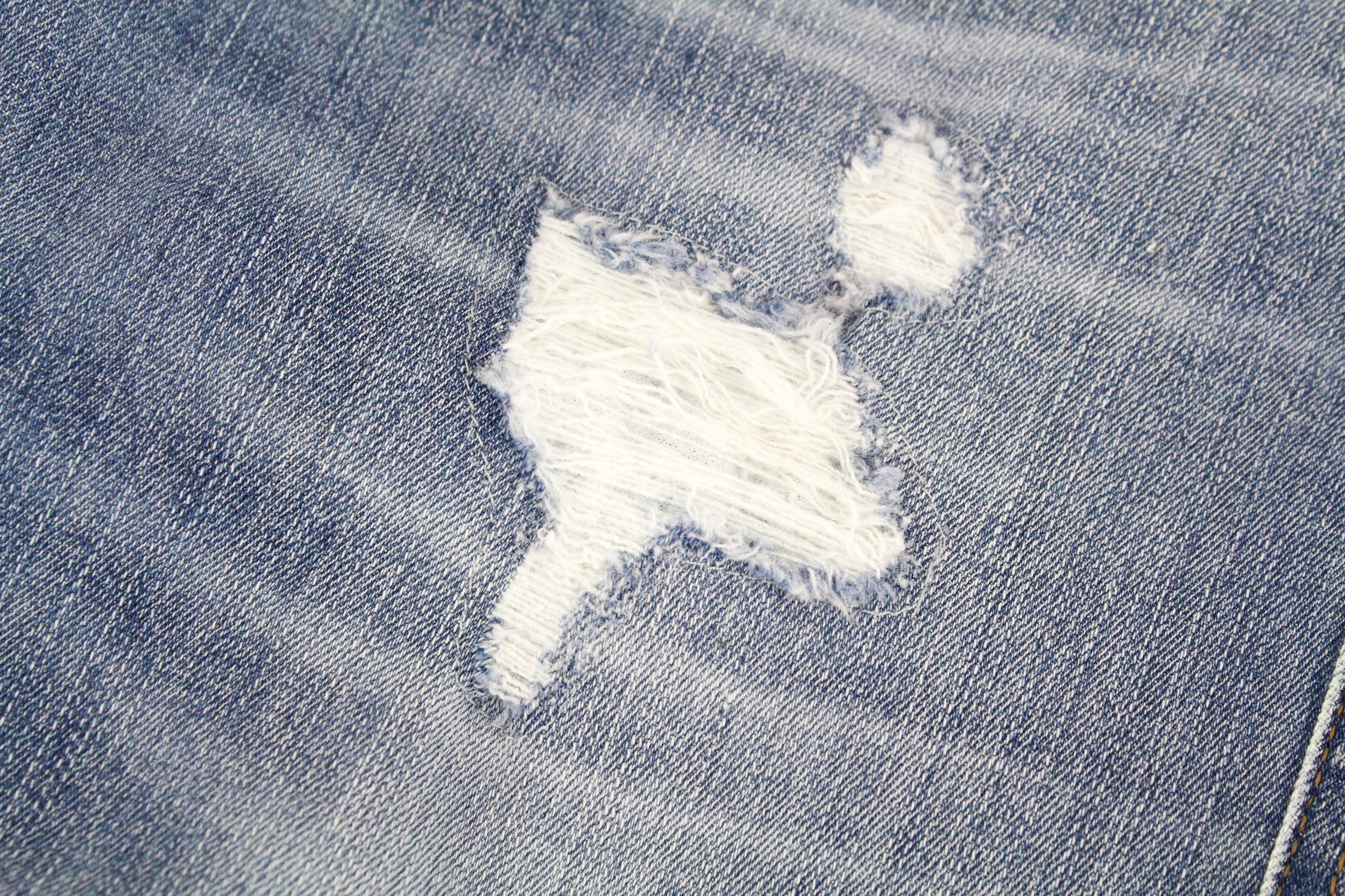 DIESEL Slandy 086AH Women's Jeans W26/L32 Stretch Blue Ripped Super Slim Skinny