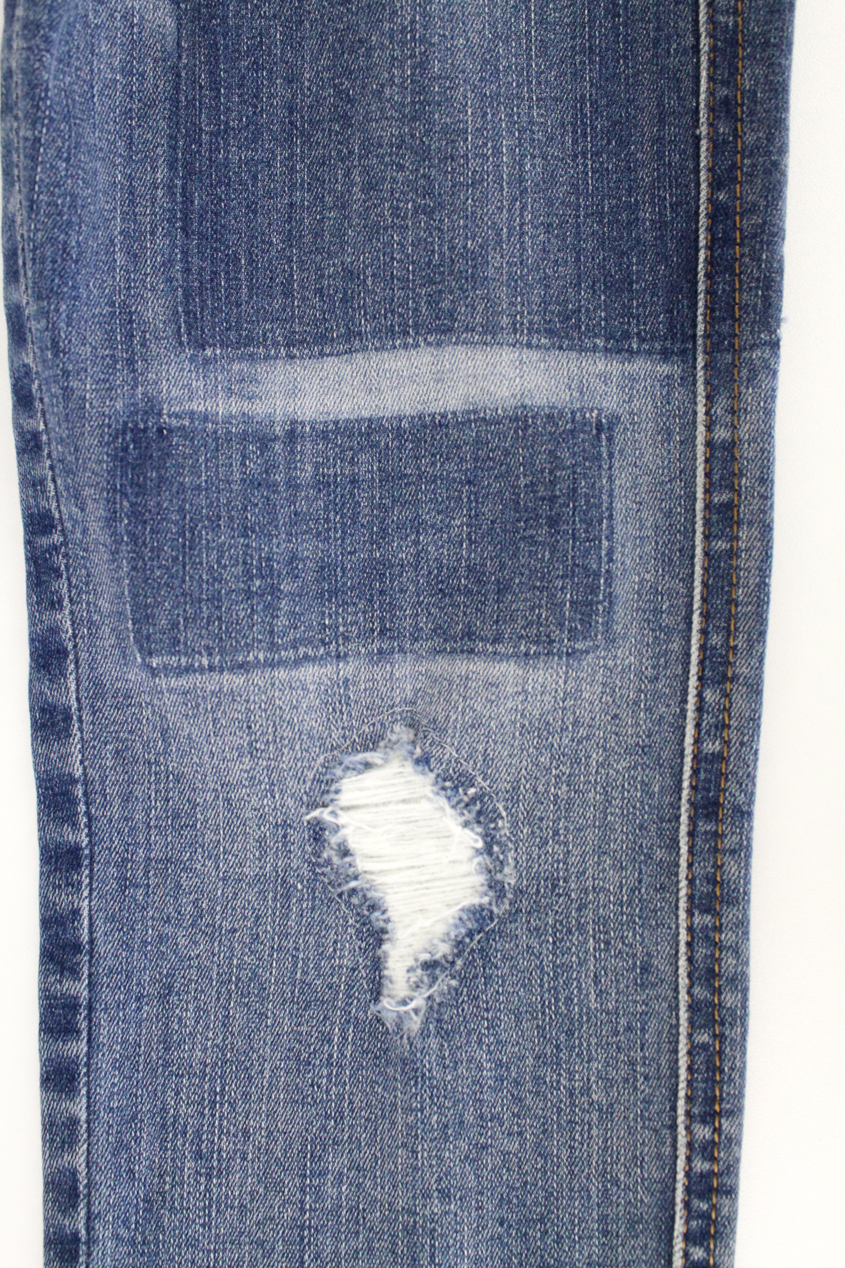 DIESEL Slandy 086AH Women's Jeans W26/L32 Stretch Blue Ripped Super Slim Skinny