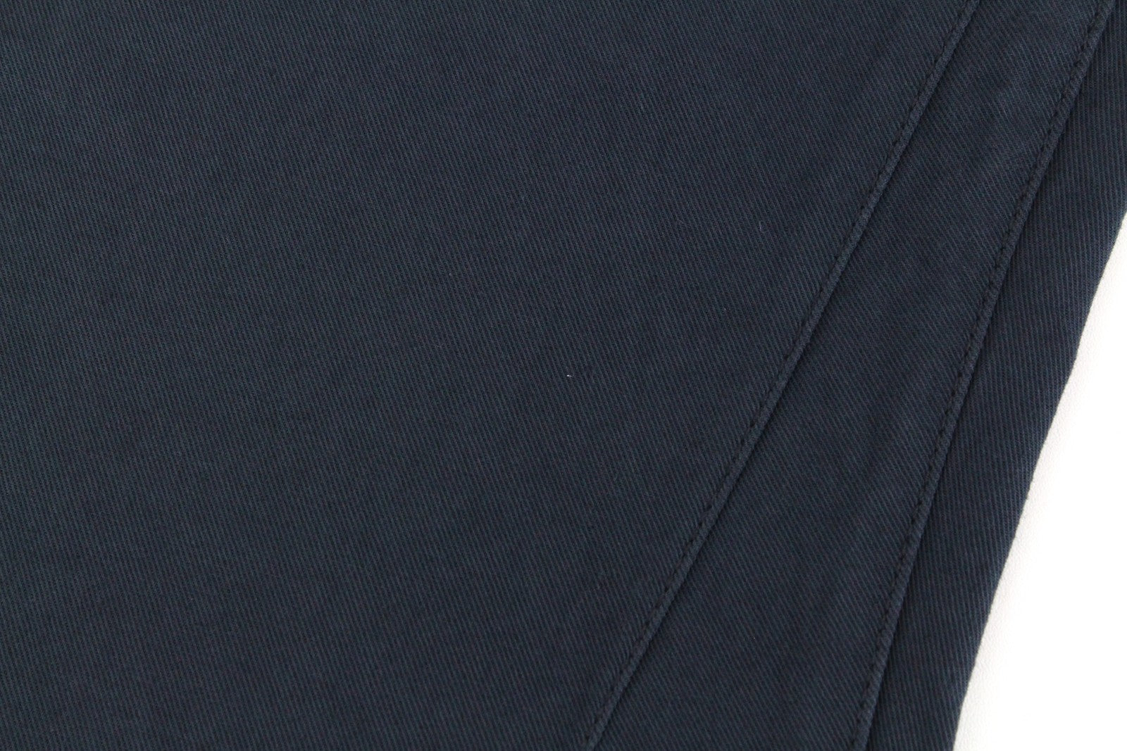 RICHMOND  Men Trousers 48 Blue Cotton Linen Loose Fit Pleated Front Casual