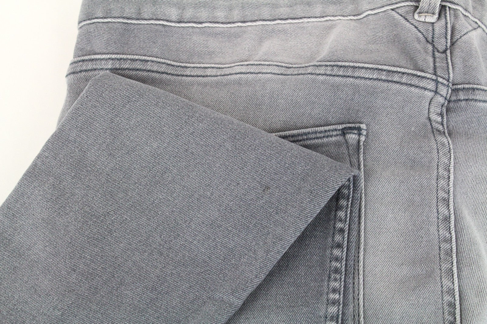 SCOTCH & SODA Dart Men Jeans W32/L32 Grey Super Skinny Fit Distressed Washed
