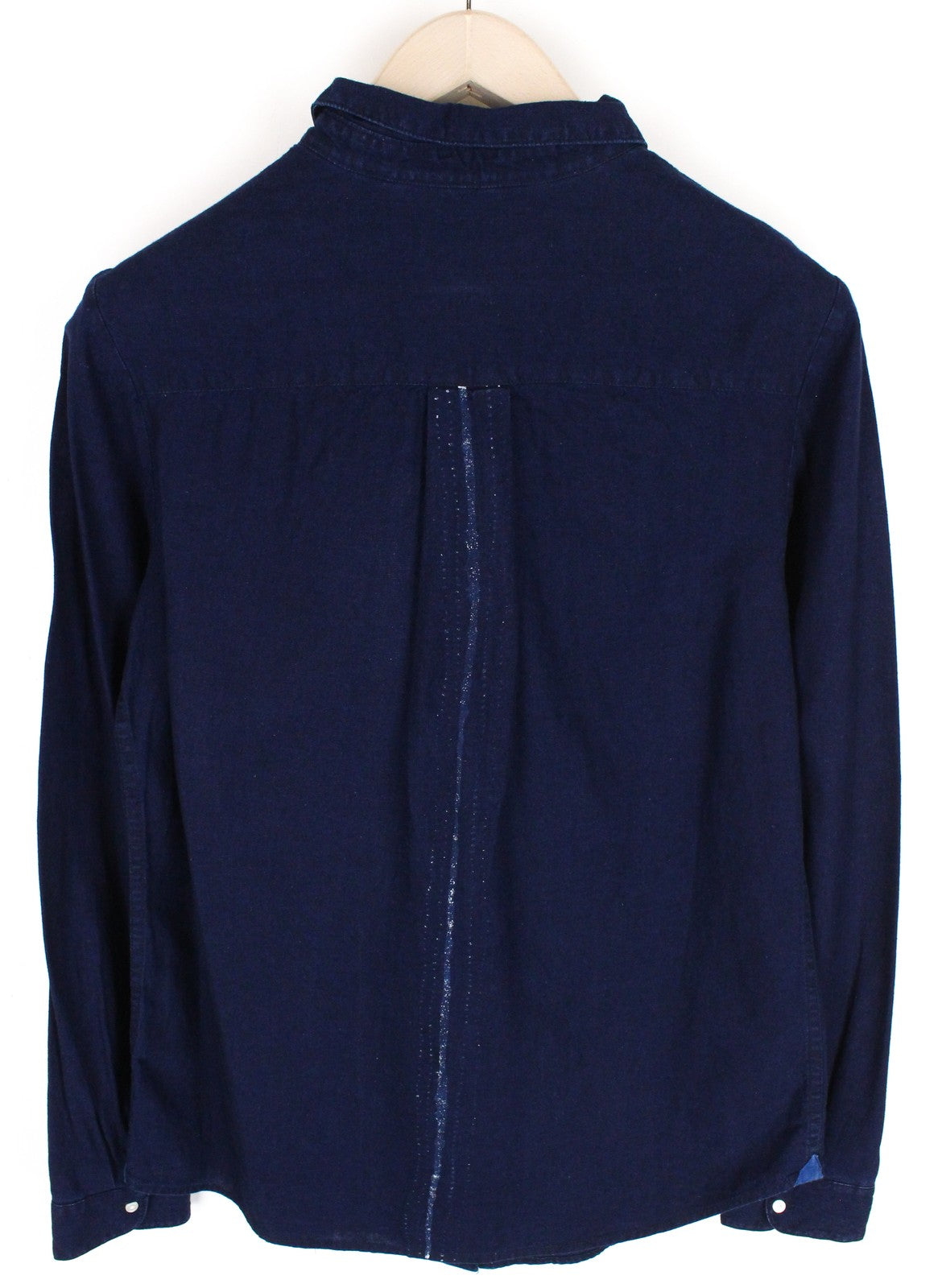SCOTCH & SODA Ams Blauw Men Shirt ~M Blue Denim Style Long Sleeve Button-Up
