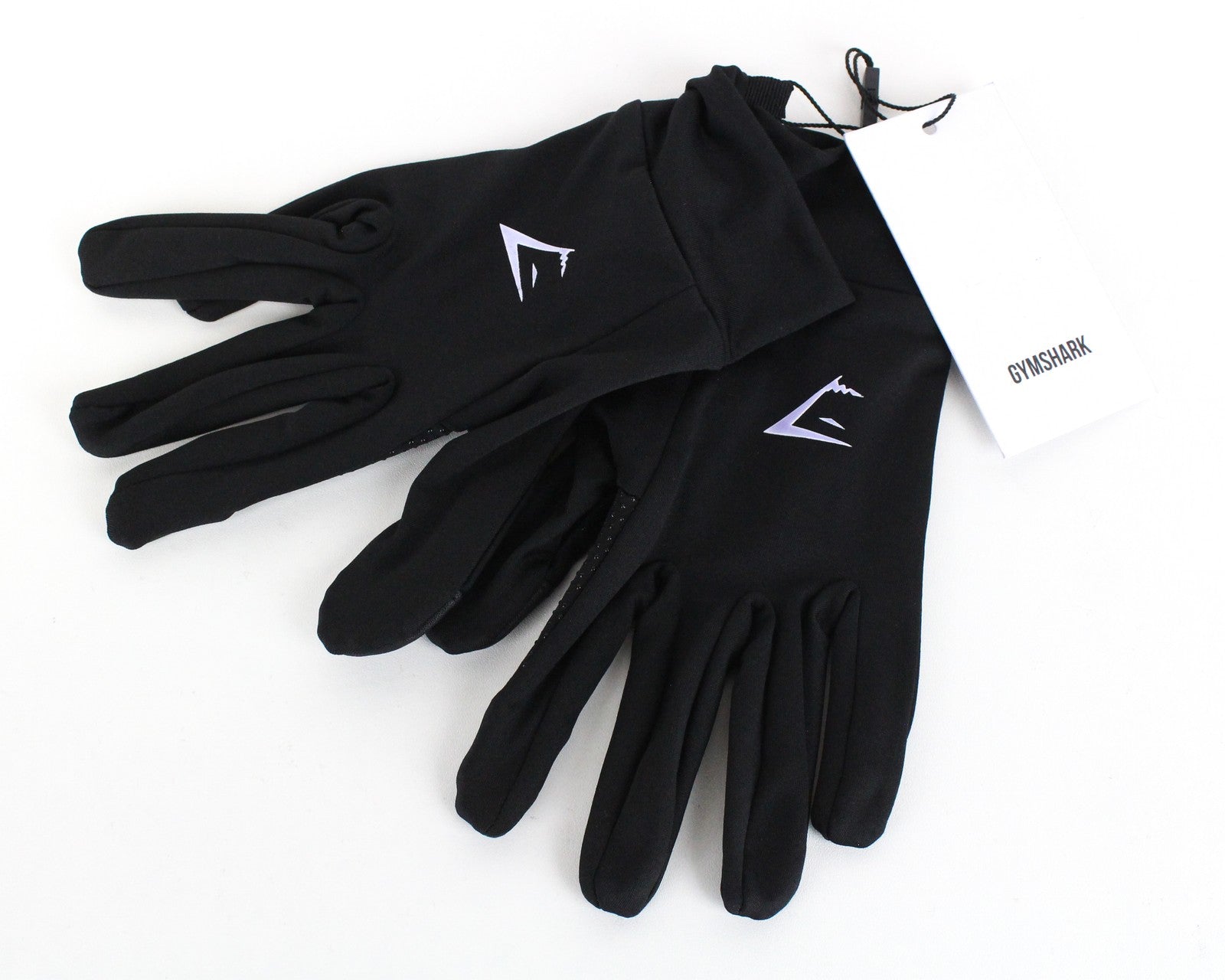 GYMSHARK Women Gloves L Sports Black High Stretch Lightweight Working Out