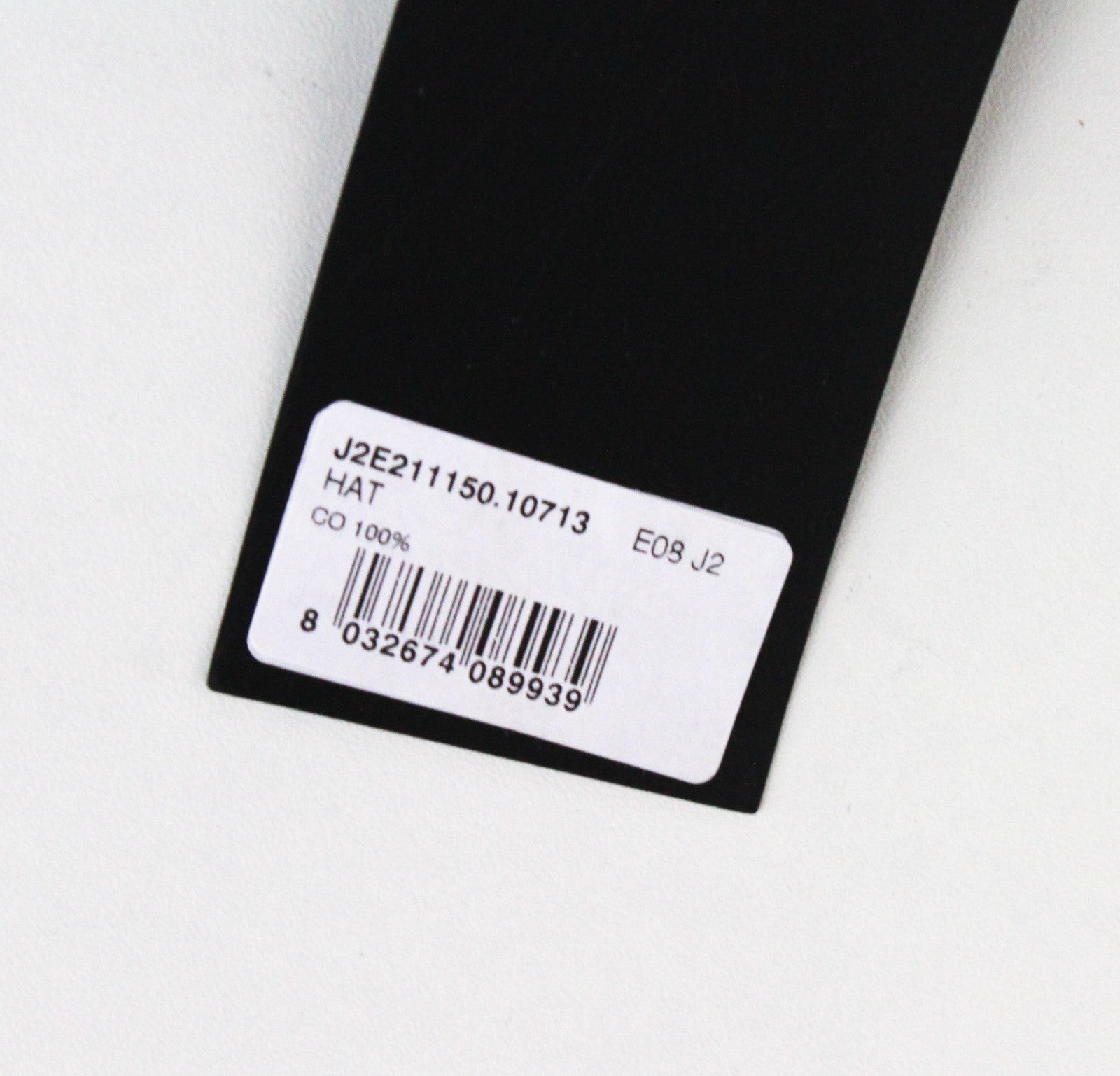 RICHMOND  Men Hat M White Logo Patched Touch Fastener Closure Pure Cotton