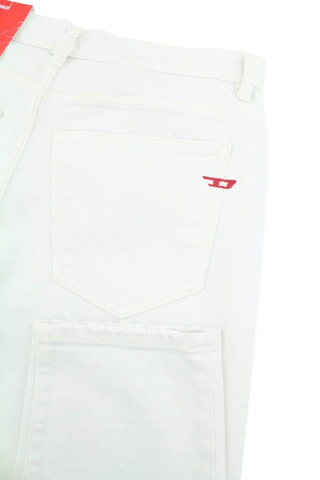 DIESEL 2019 D-Strukt 09F26 Men Jeans W30/L32 White Slim Fit Zip Fly Denim