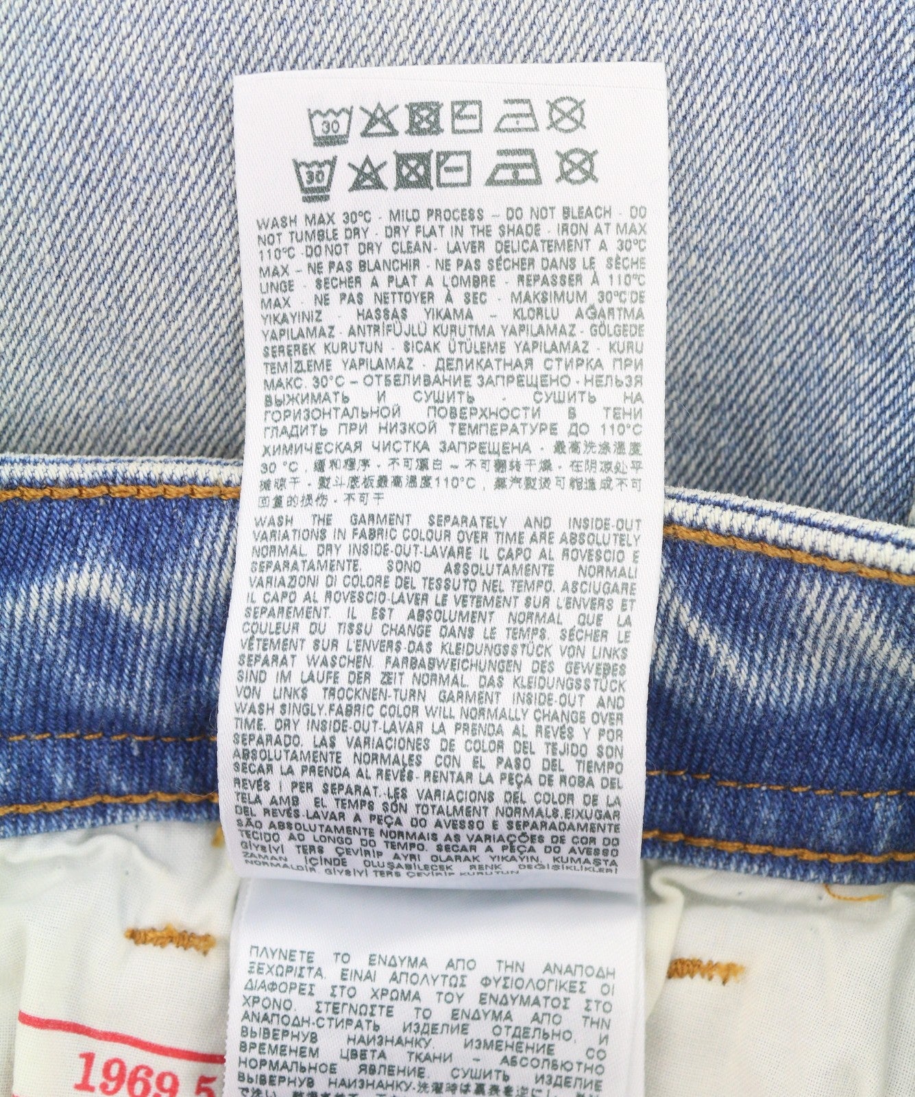 DIESEL 1969 D-Ebbey 09E86 Women Jeans W30/L32 Blue Faded Low Waist Bootcut Fit