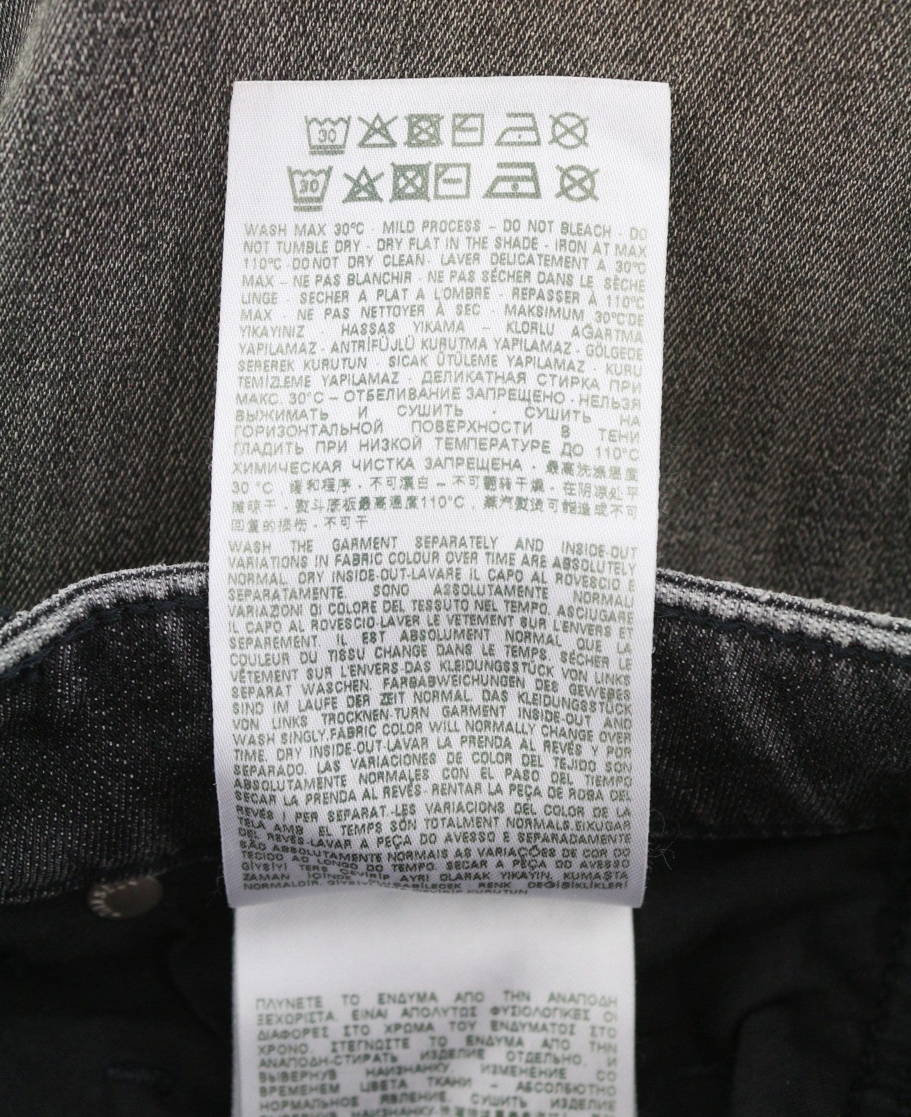 DIESEL Krooley Jogg 09F01 Men Jeans W28/L32 Black Whiskers Faded Slim RRP295