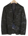 Blazer Jersey Raw Cut Slim