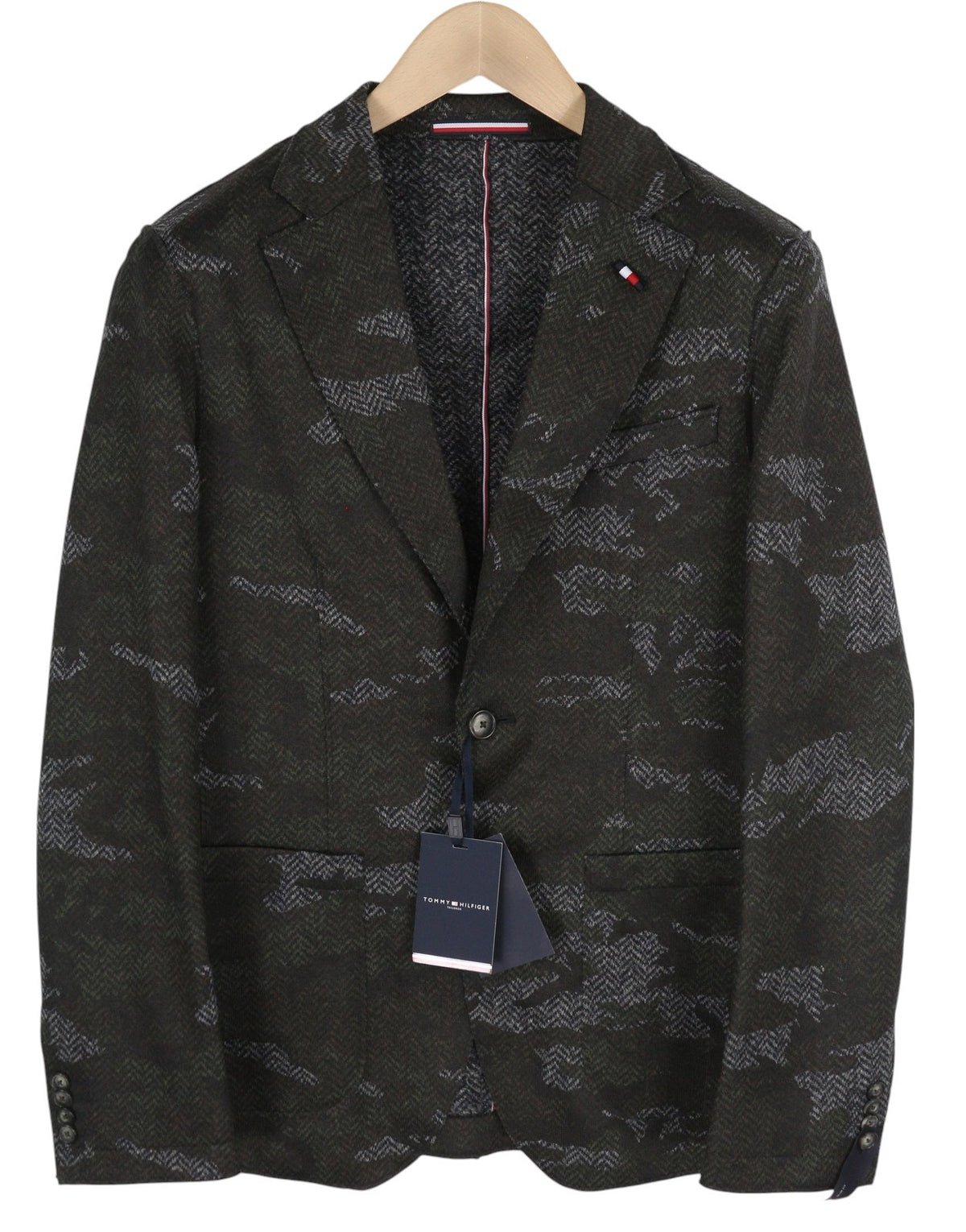 Blazer Jersey Raw Cut Slim