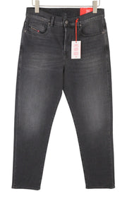 DIESEL 2020 D-Viker 09E94 Men Jeans W30/L32 Grey Faded Regular Straight Leg