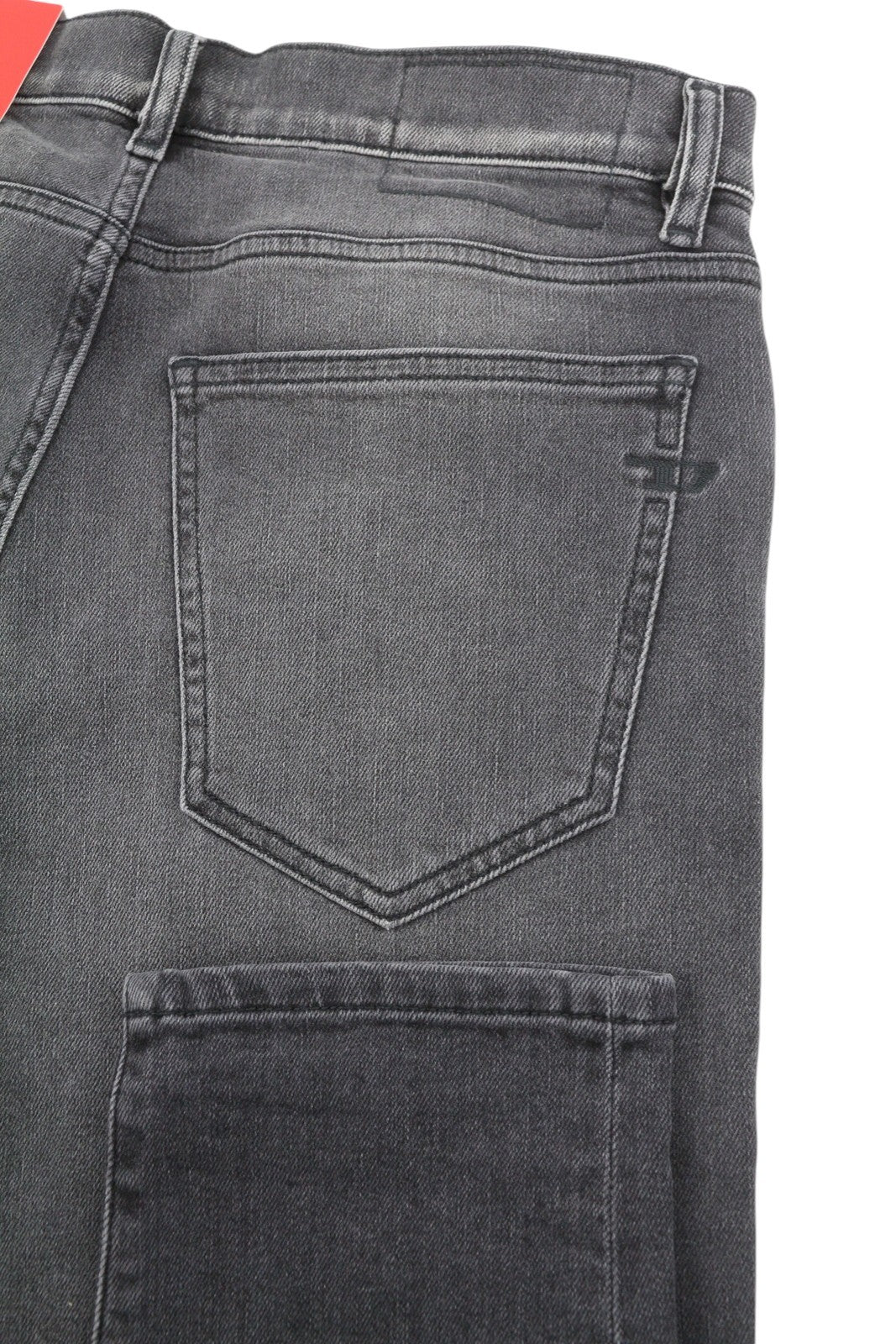 DIESEL 2019 D-Strukt 09E94 Men Jeans W30/L32 Grey Whiskers Faded Slim Fit
