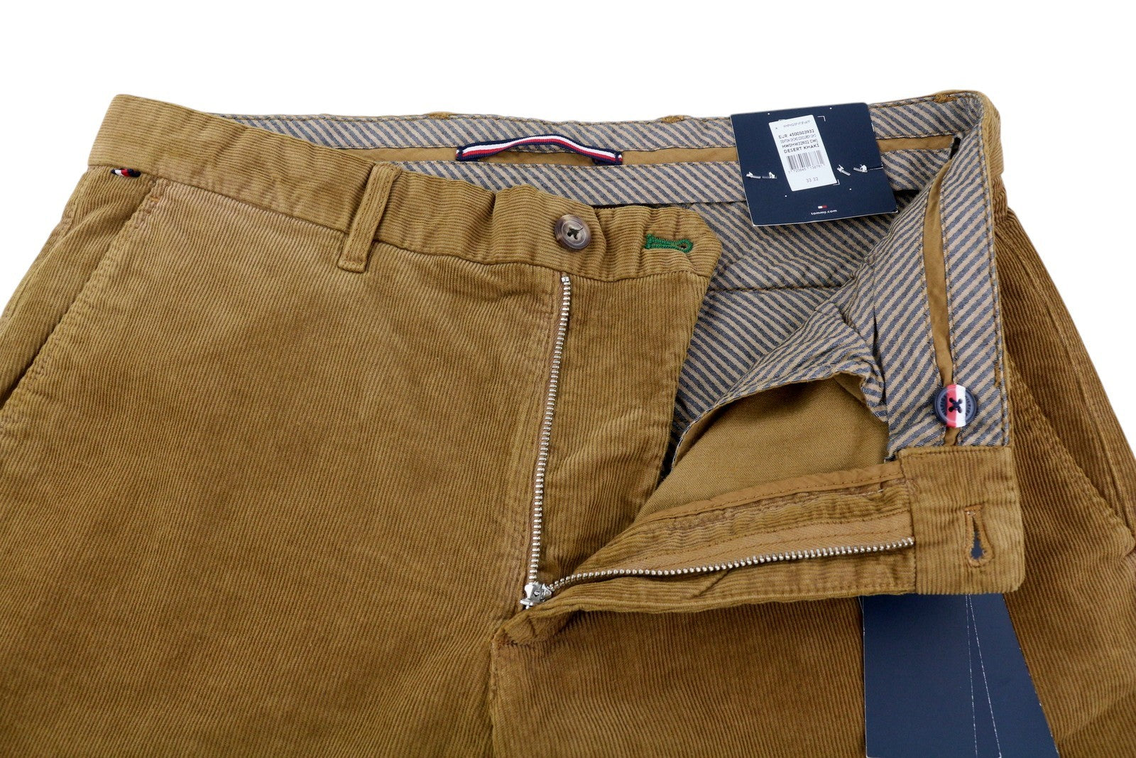 TOMMY HILFIGER Denton Chino Corduroy Men Trousers W33/L32 Straight Fit RRP139