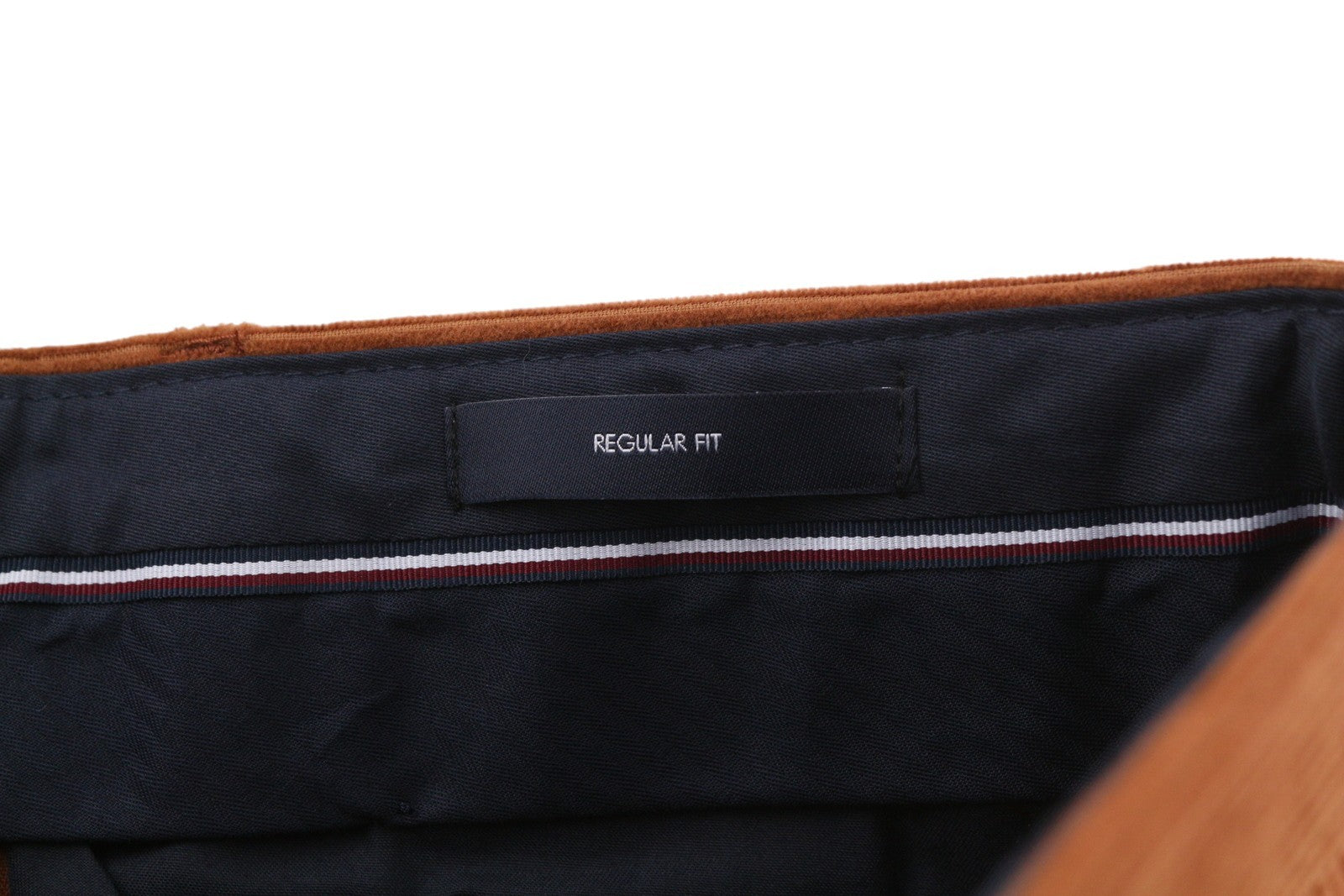 TOMMY HILFIGER Rock Velvet Lardini Men Trousers W35 Corduroy Pleated RRP139