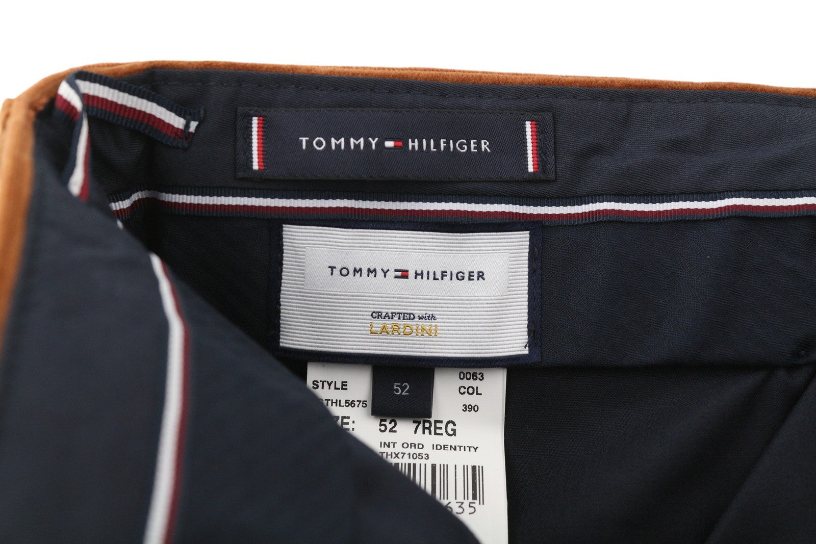 TOMMY HILFIGER Rock Velvet Lardini Men Trousers W35 Corduroy Pleated RRP139
