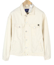 SCOTCH & SODA Highway Of Hope Men Jacket M Beige Button-Up Unlined Spread Denim
