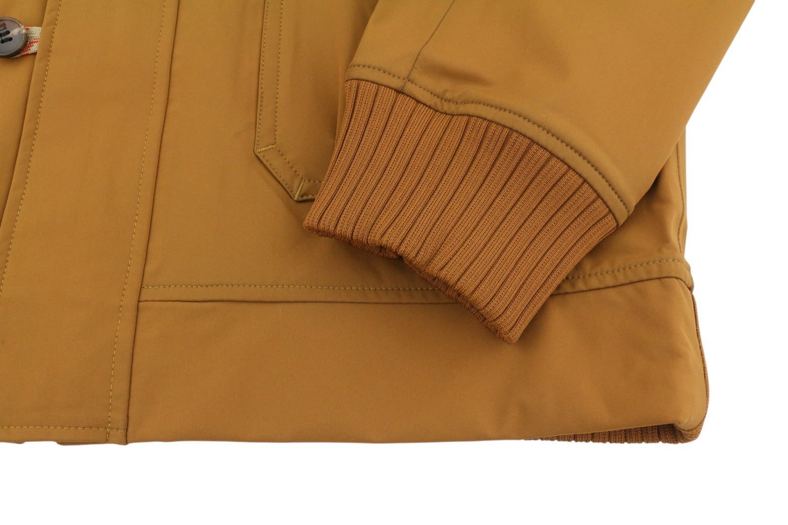 SCOTCH & SODA Men Jacket M Brown Hooded Patch Pockets Lightweight