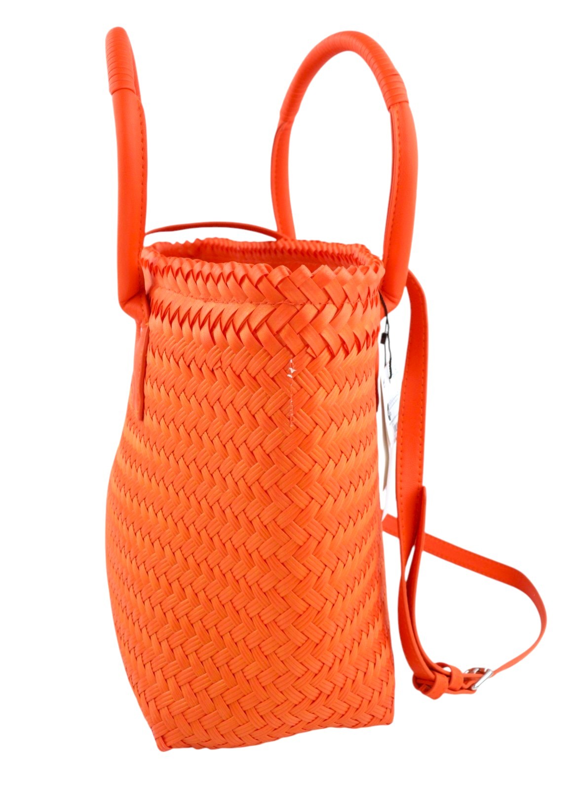 DESIGUAL Basket Braided Zaire Women Bag OS Orange Shopping Tote