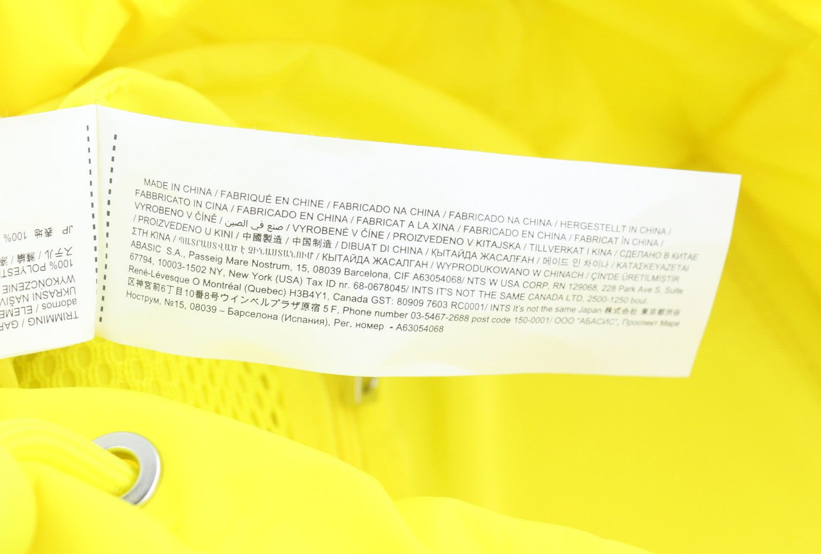 DESIGUAL Back Lolos Graz Women Bag OS Neon Yellow Drawstring Backpack