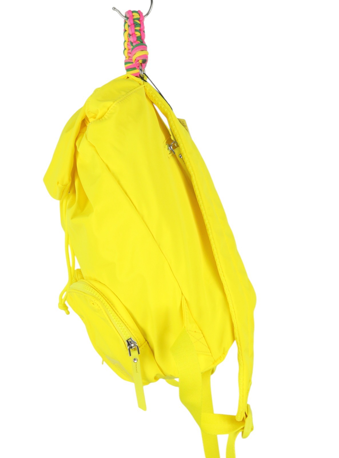 DESIGUAL Back Lolos Graz Women Bag OS Neon Yellow Drawstring Backpack