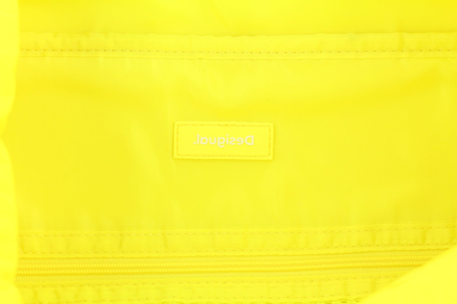 DESIGUAL Back Lolos Graz Women Bag OS Neon Yellow Drawstring Backpack