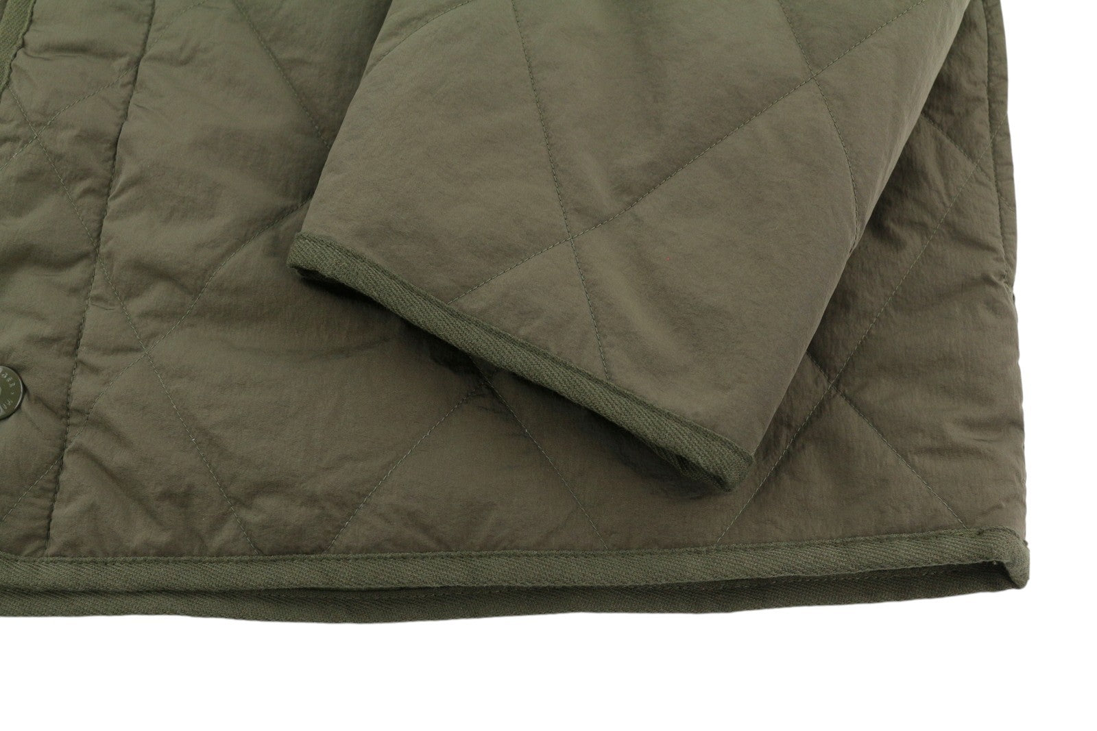TOMMY HILFIGER Packable Recycled Liner Men Jacket L Khaki Green Padded RRP239