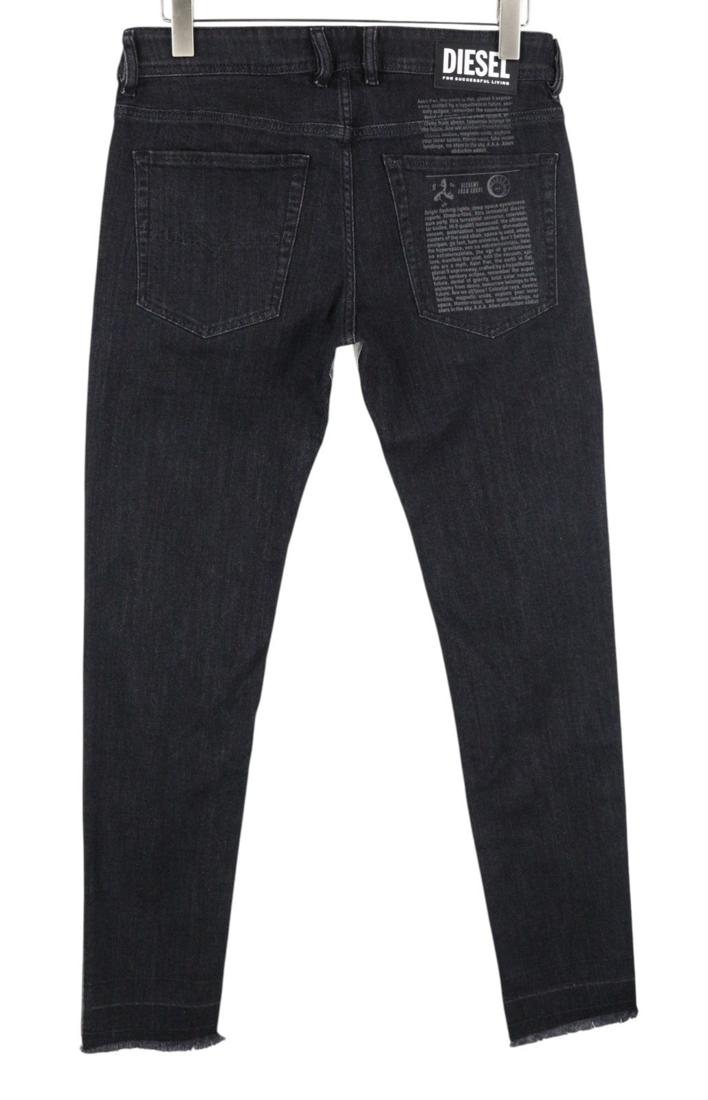 DIESEL Sleenker-X-SP 082AX Men Jeans W31/L32 Slim Skinny Cotton Stretch Grey