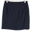 Navy Wool Skirt