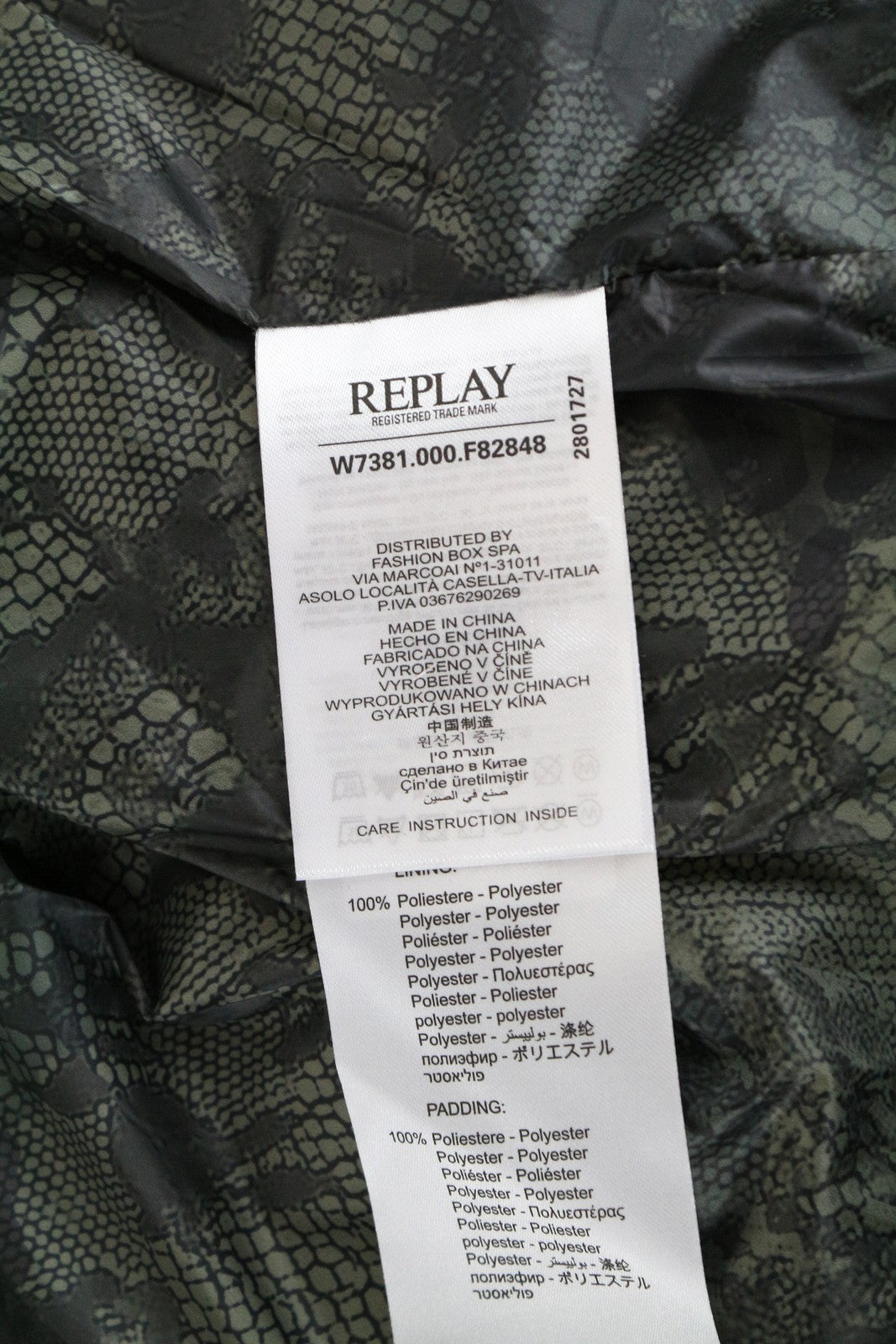REPLAY Women Jacket M Green Single-Breasted Zip Snaps Hooded Faux Fur Parka