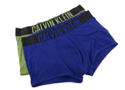 CALVIN KLEIN Men Underwear XL Trunks Body-Defining Fit Cotton Stretch 2 Pack