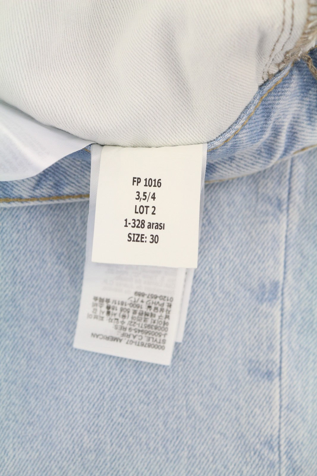 CALVIN KLEIN 90s Straight Men Jeans W30 Light Blue Washed Faded Zip Fly Denim