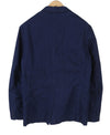 SCOTCH & SODA Men Blazer M Dark Blue Cotton Notch Lapel Single-Breasted