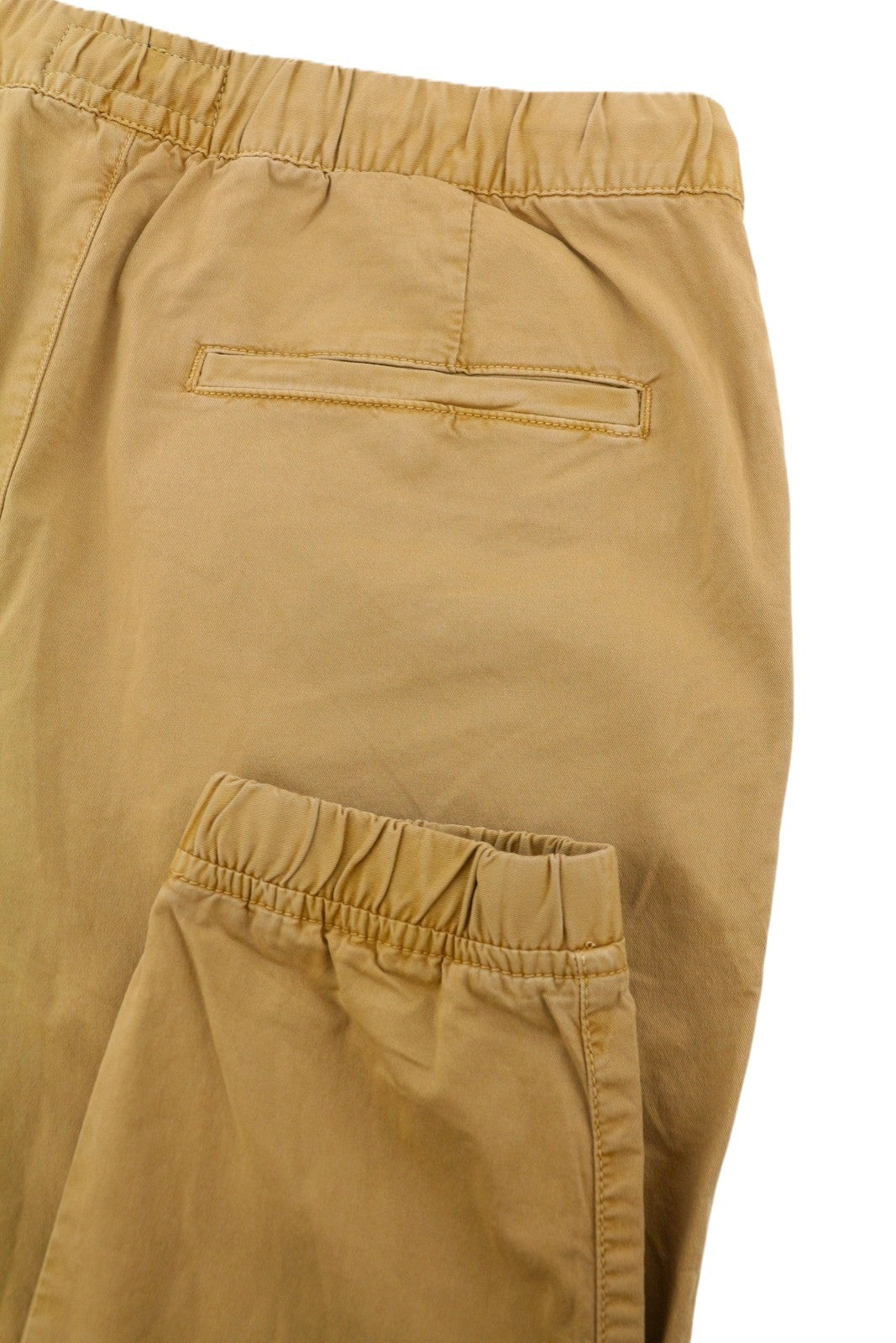 AMERICAN EAGLE OUTFITTERS Twill Jogger Men Trousers L Brown Flex Stretch
