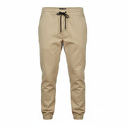 AMERICAN EAGLE OUTFITTERS Twill Jogger Men Trousers L Beige Next Level Flex