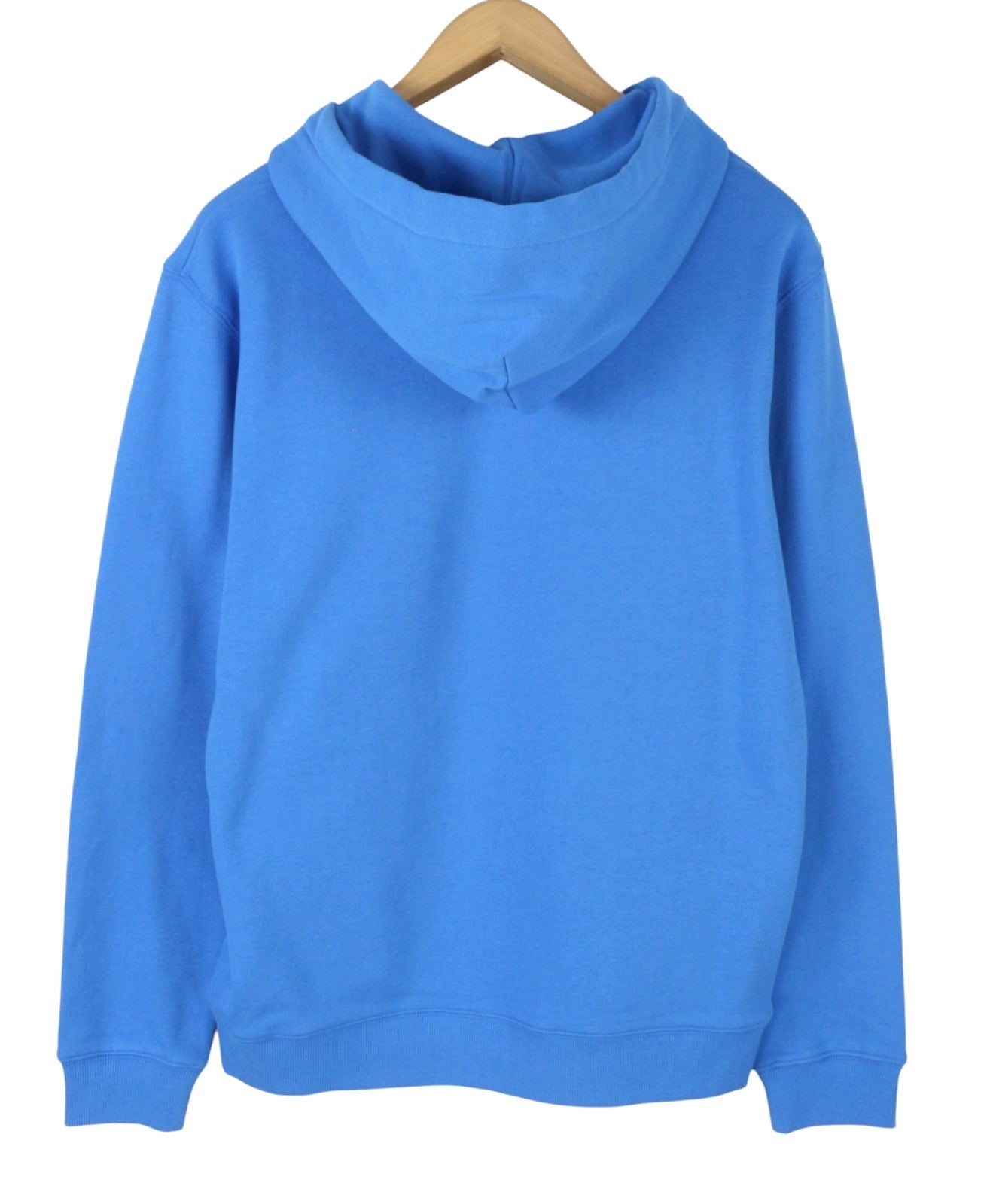 SCOTCH & SODA Men Hoodie M Blue Cotton Kangaroo Pucket Pull On