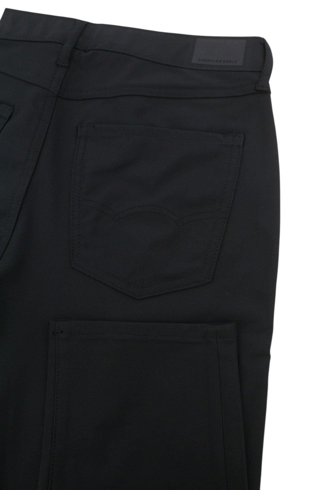 AMERICAN EAGLE OUTFITTERS Move-Free Slim Active Flex Men Trousers W28/L32 Black