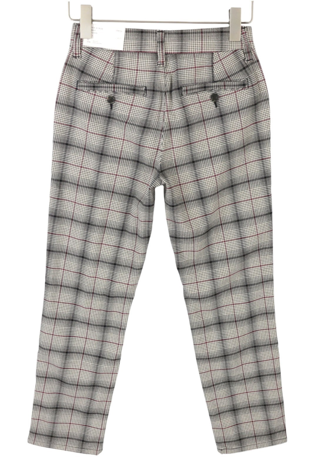 AMERICAN EAGLE OUTFITTERS Super Hi-Rise Skinny Stretch Women Trousers W31 Plaid