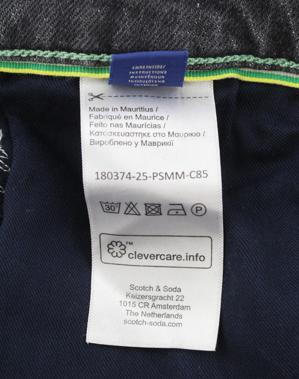 SCOTCH & SODA Ralston Men Jeans W31/L32 Grey Faded Distress Regular Slim Fit