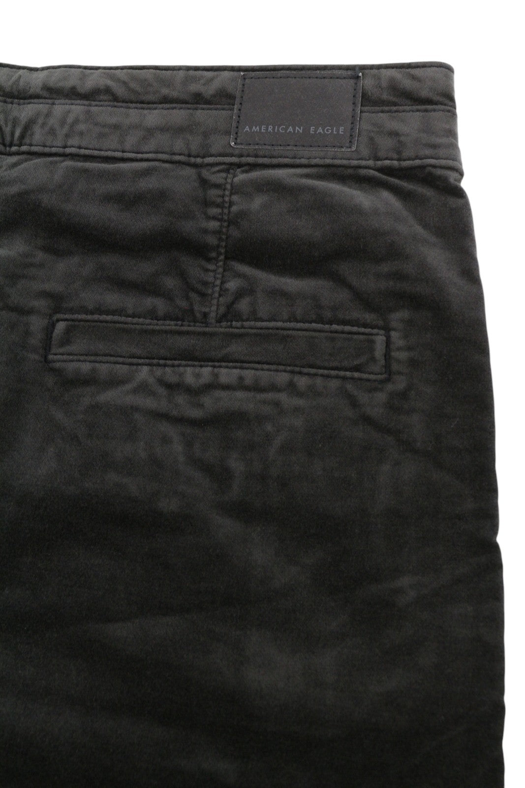 AMERICAN EAGLE OUTFITTERS Hi-Rise Mini Super Stretch Women Skirt UK14 Black Mini