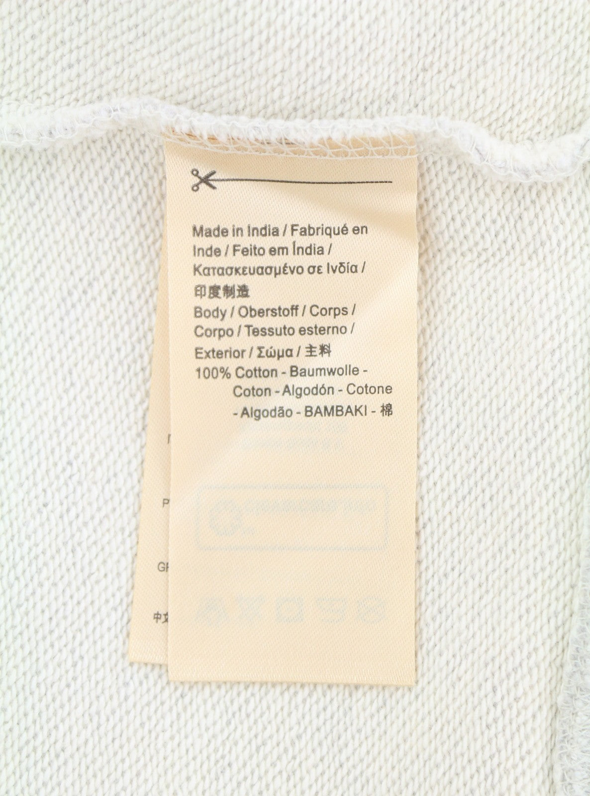 SCOTCH & SODA Men Sweatshirt L Light Grey Melange Crew Neck Pull On