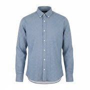 STATE OF ART Men Shirt S All-Over Print Button Down Neck Patch Pocket