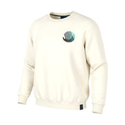 SCOTCH & SODA Men Sweatshirt L Off White Crew Neck Long Sleeve Pull On