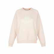 SCOTCH & SODA Men Sweatshirt L Light Pink Cotton Crew Neck Long Sleeve Pull On