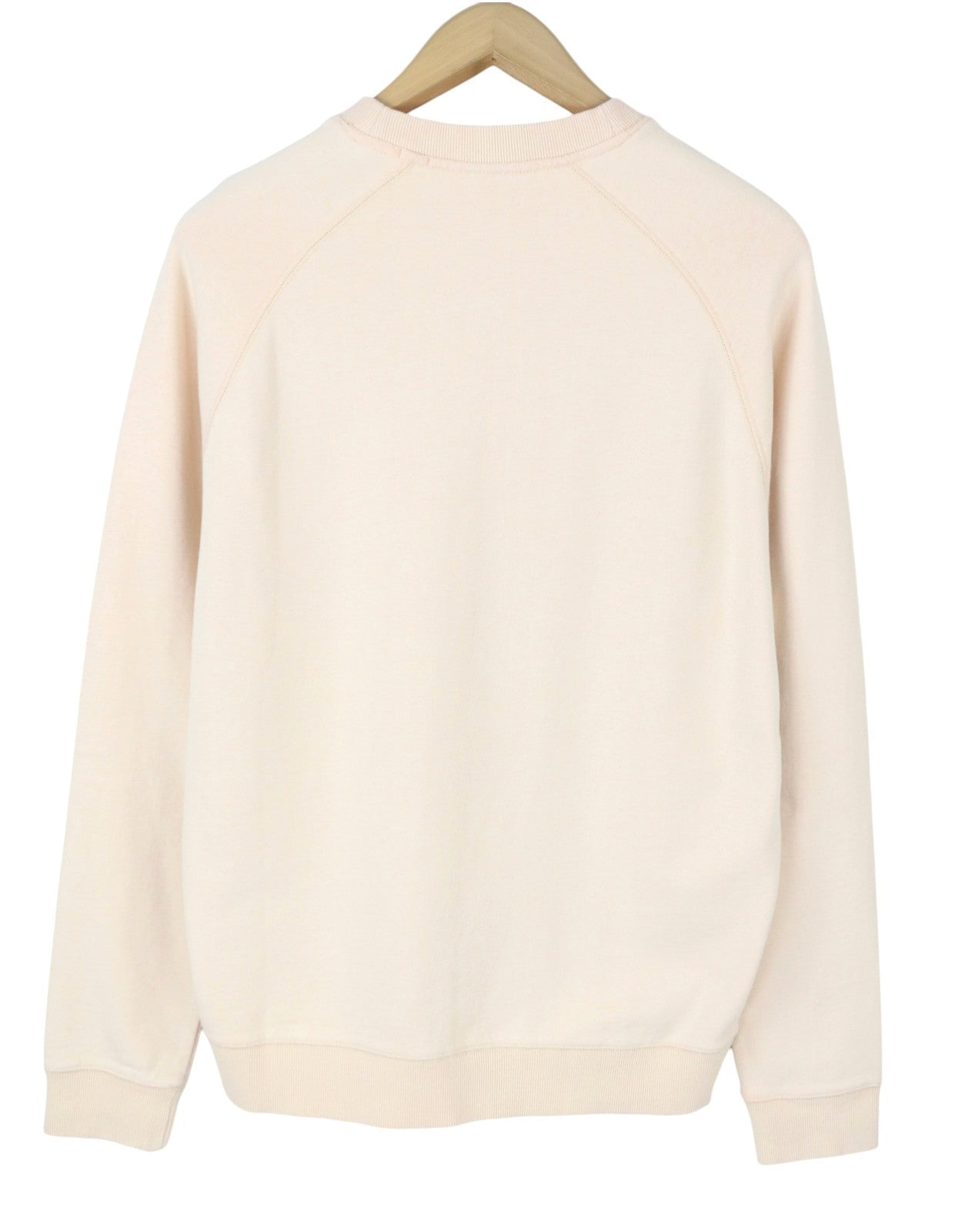 SCOTCH & SODA Men Sweatshirt L Light Pink Cotton Crew Neck Long Sleeve Pull On