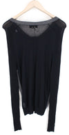 Navy Twill Sweatshirt