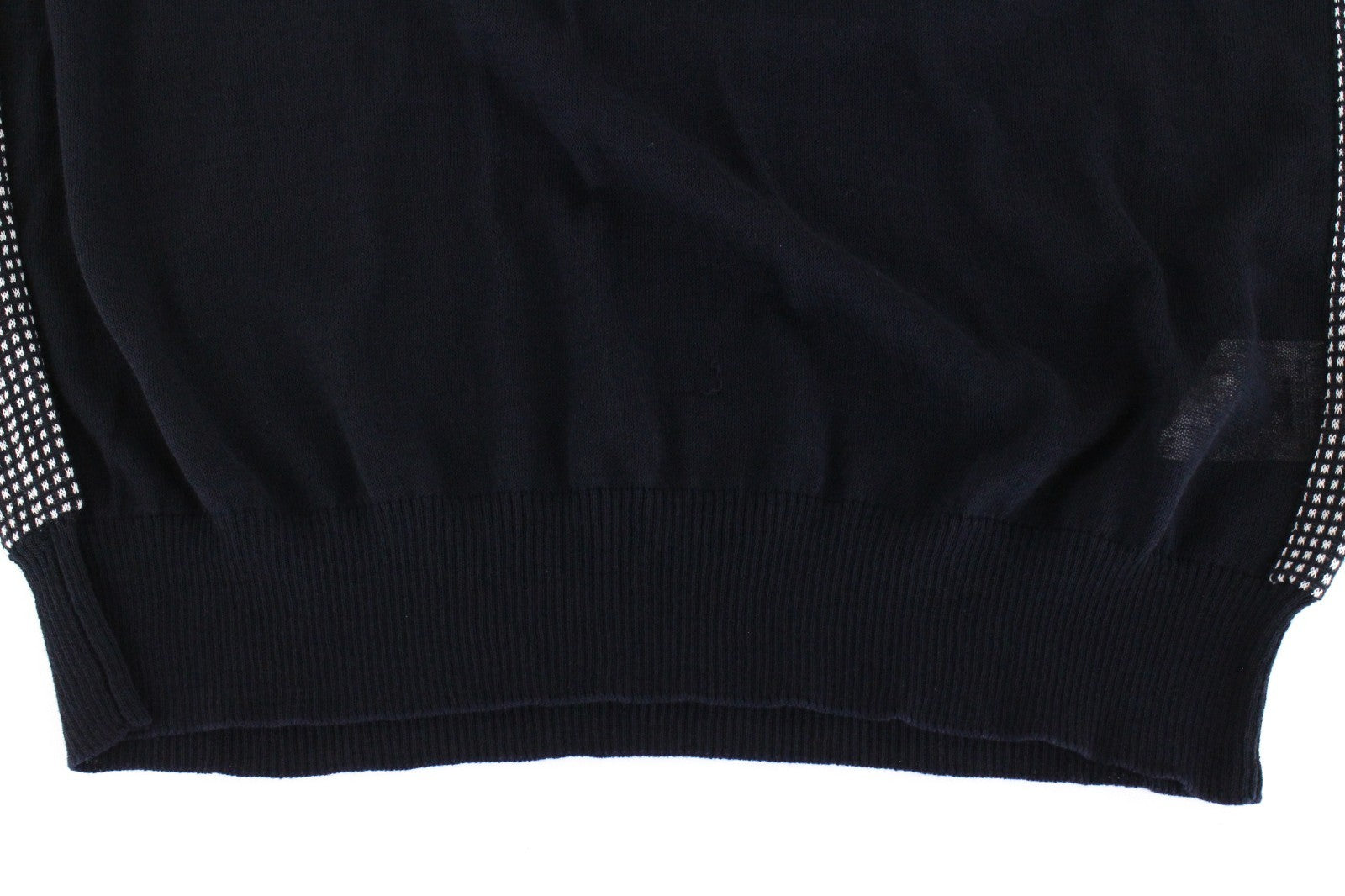 RICHMOND  Men Sweatshirt 50 Navy Pure Cotton Long Sleeved V-neck Pull On