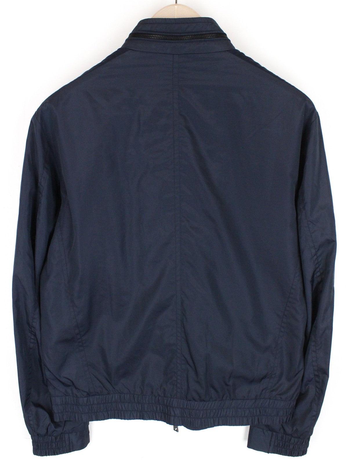 RICHMOND  Men Jacket 48 Navy Lightweight Long Sleeved Logo Zipped Casual