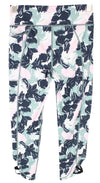 Blue Polyester Sport Leggings