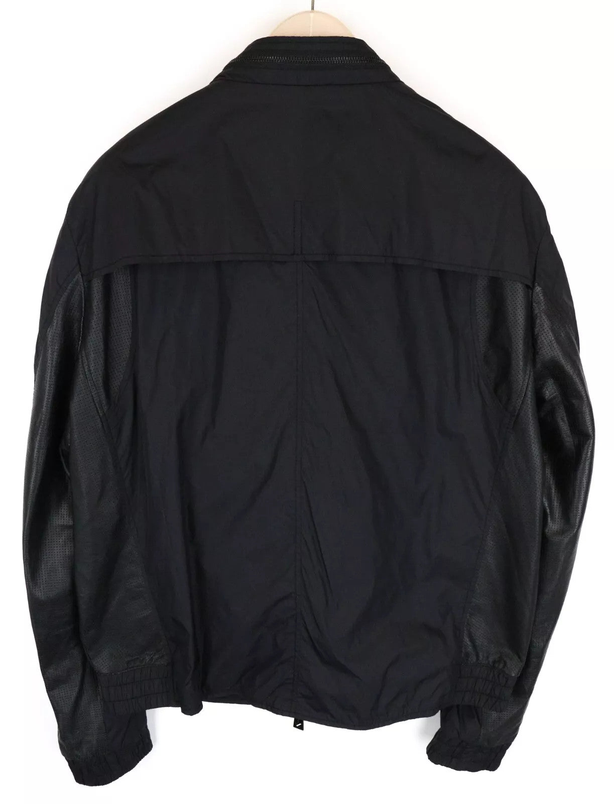 RICHMOND  Men Jacket 58 Black Lightweight Long Sleeved Logo Zipped Casual