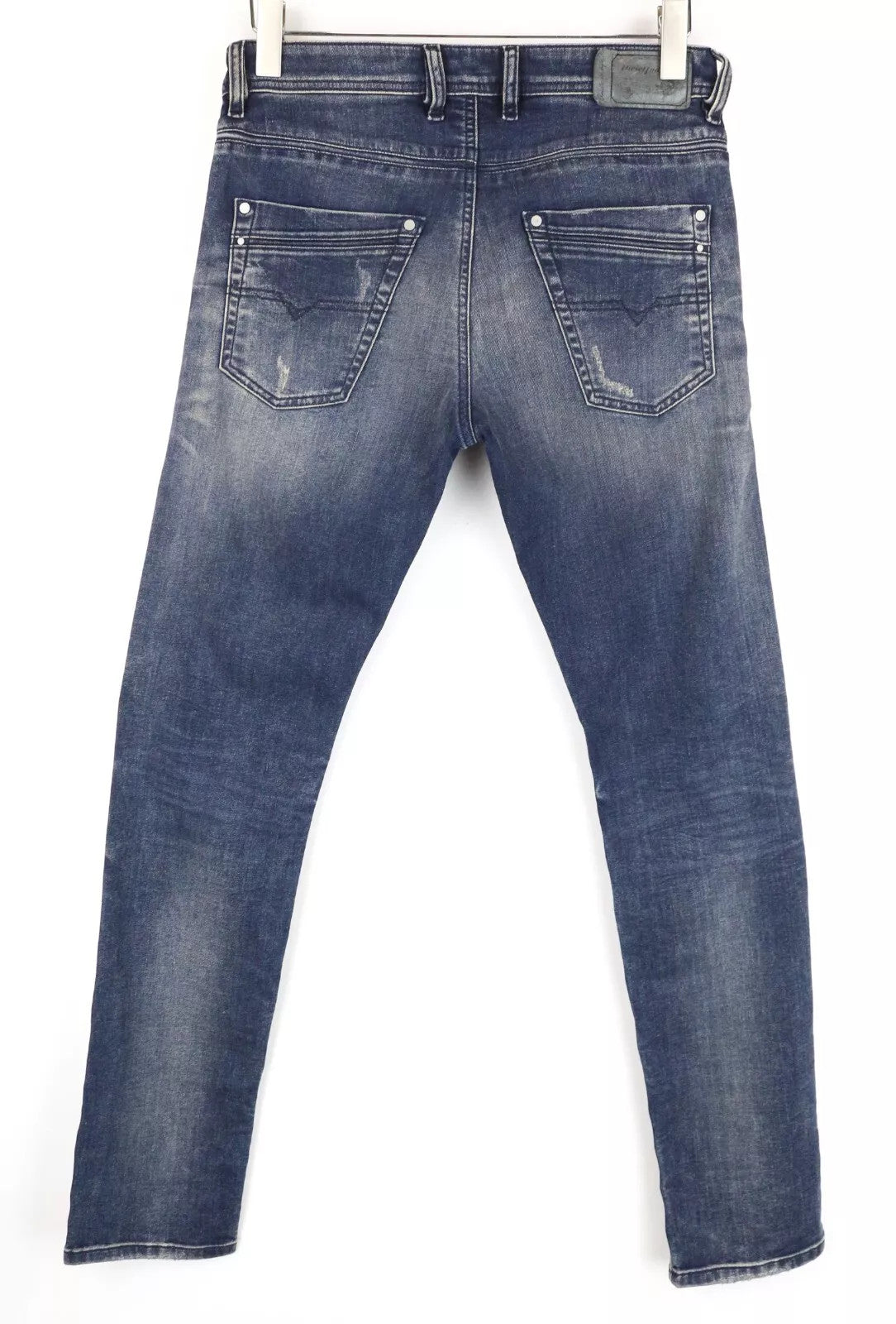 DIESEL Krayver R78U6 Men Jeans W28/L32 Slim Carrot Fit Wash Blue Cotton Stretch