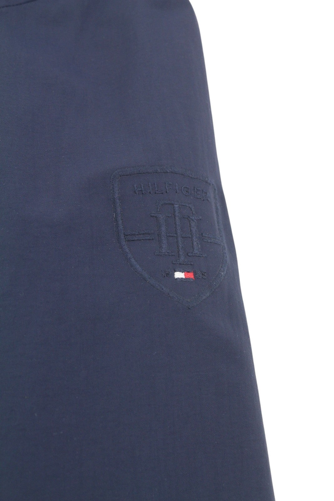 TOMMY HILFIGER Men Jacket XL Blue Full Zip High Neck Mesh Lined Lightweight