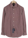 Burgundy Cotton Button-Up